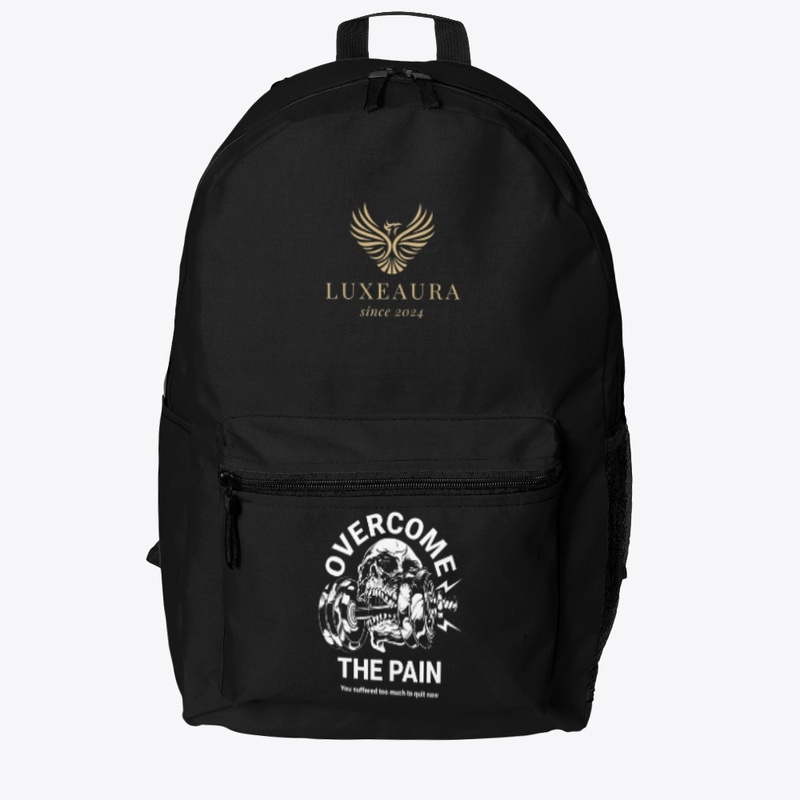 LuxeAura: Sleek 100% Polyester Backpack