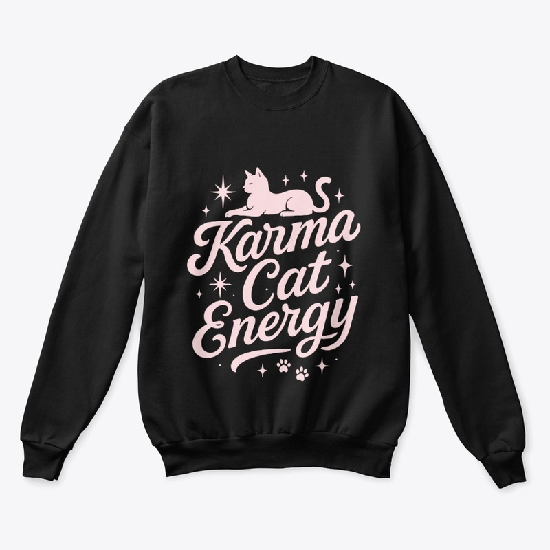 Karma Cute Cat Energy T-shirt 