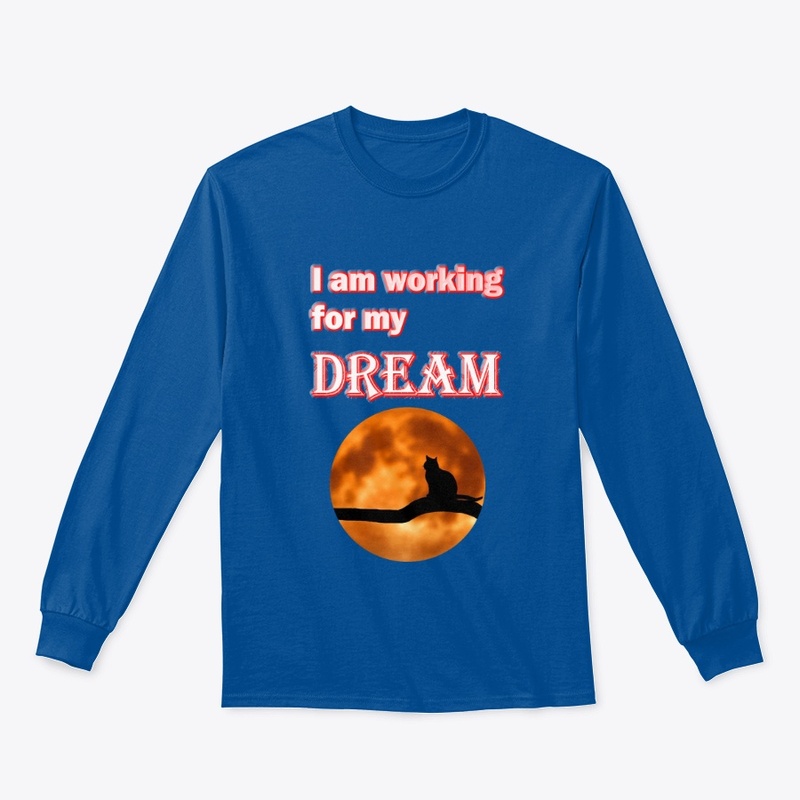 I am working for my dream- Alone cat