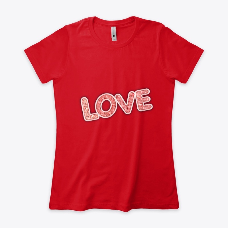 7 types of love-themed colorful t-shirts