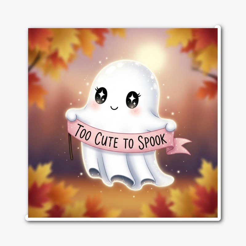 Adorable 'Too Cute to Spook' Ghost