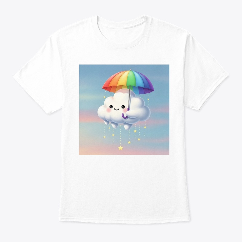 Cute Cloud &amp; Rainbow Umbrella