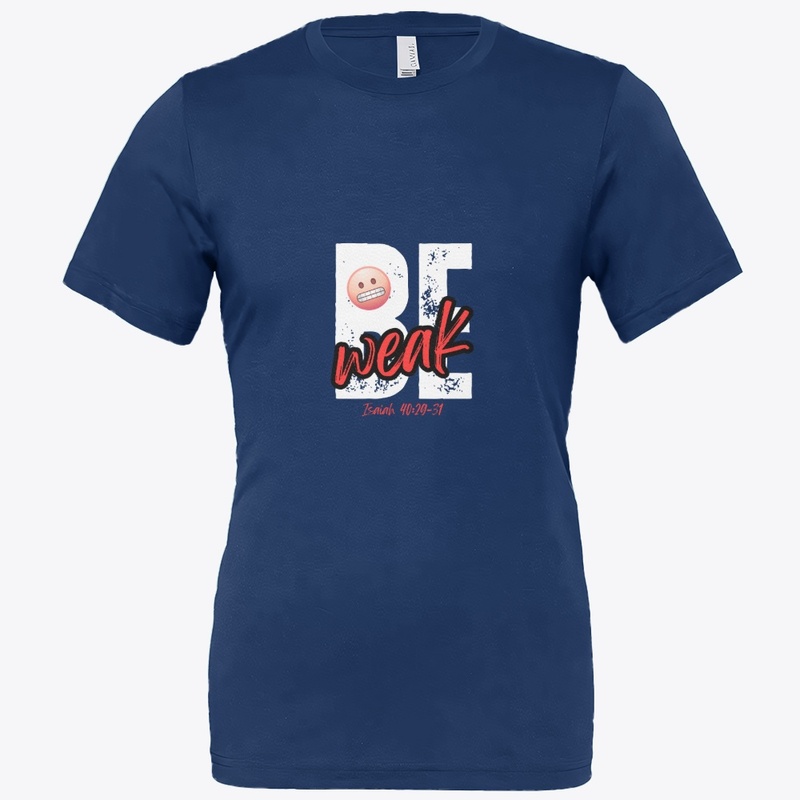 Be Weak (Red-Wht-Blk over Blk/Navy)
