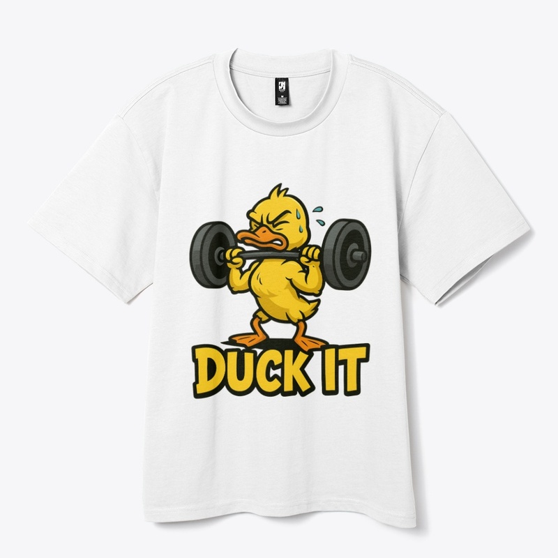 Funny Sweaty Duck Gym “Duck It” Workout