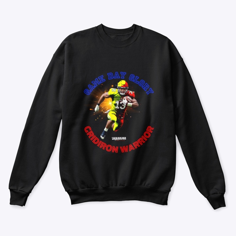 GRIDIRON WARRIOR Yellow & Red print