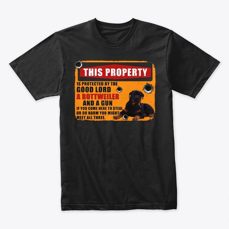 Rottweiler Warning Sign