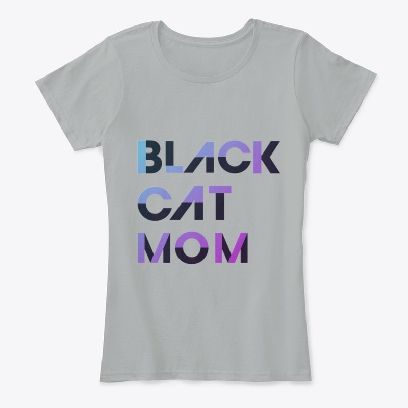 Modern Black Cat Mom or Cat Mom