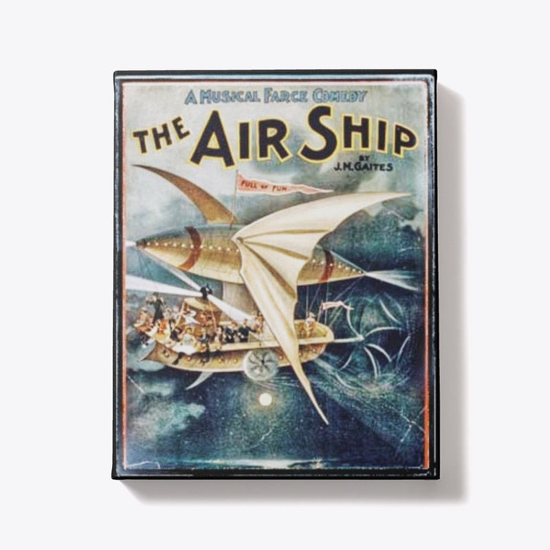 Futurist Airship 1898 Theater Poster