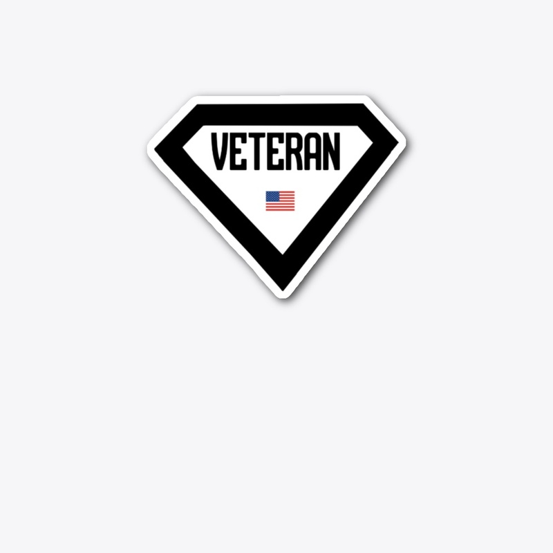Super Veteran American Flag Merch