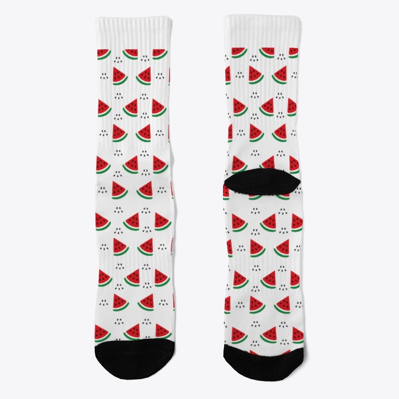  Water Melon Fruit Seamless Pattern