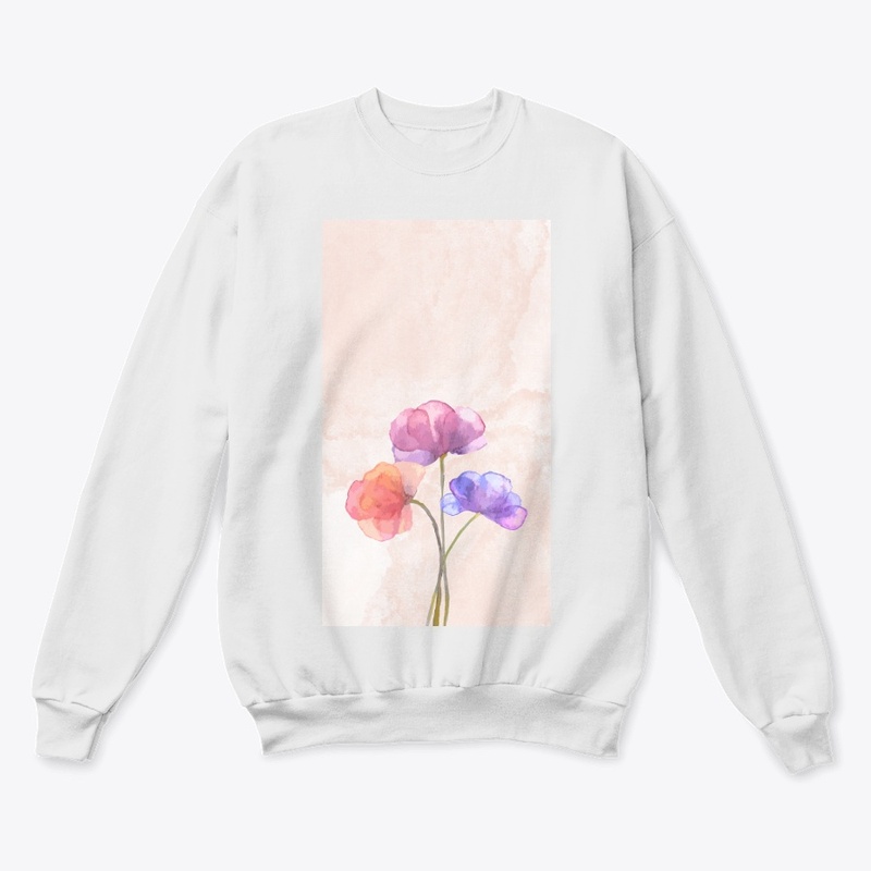 Aesthetic Warm Poppy Flower T-shirt