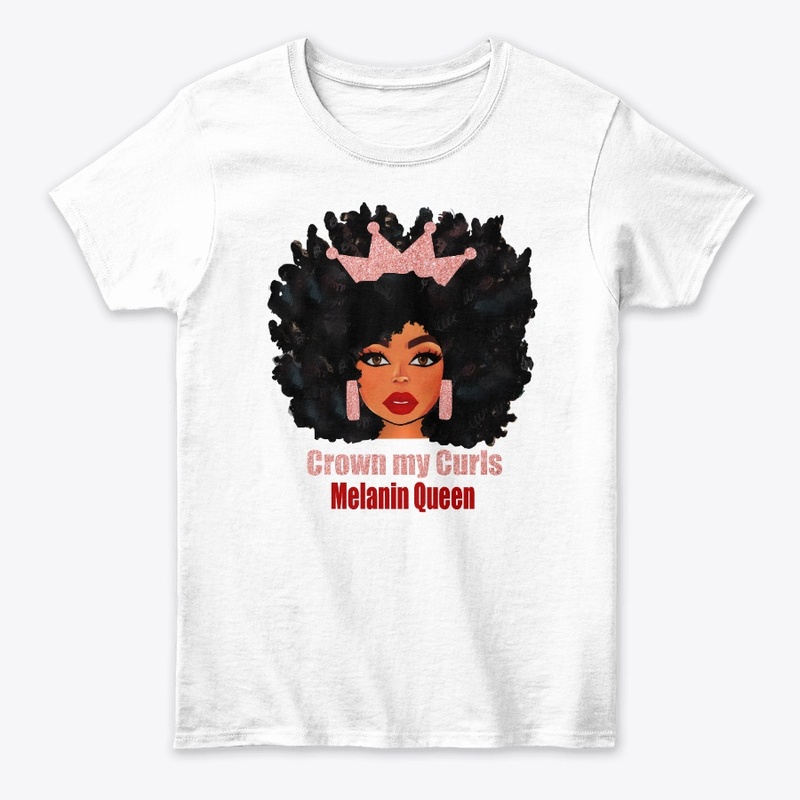 Crown my curls afro shirts