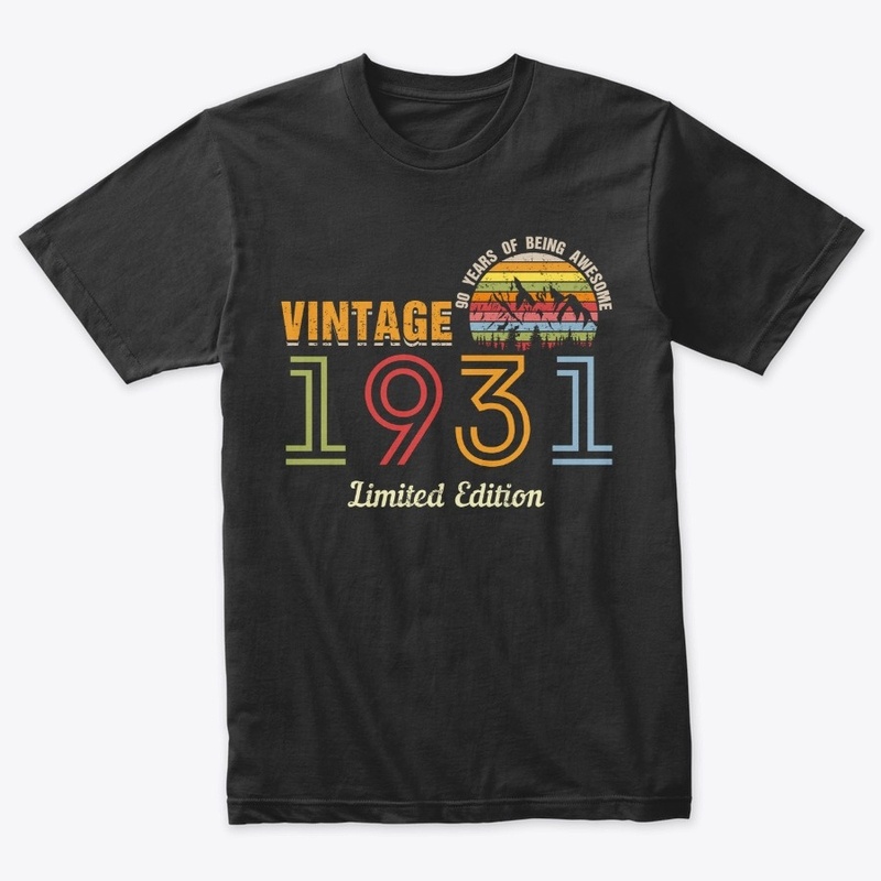 90 Year Old Vintage 1931 Limited Edition