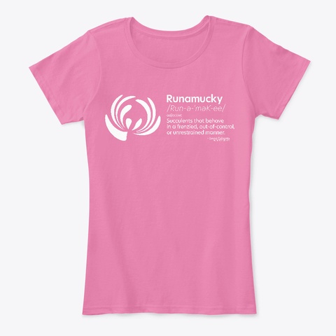 Women's Runamucky Tee True Pink T-Shirt Front