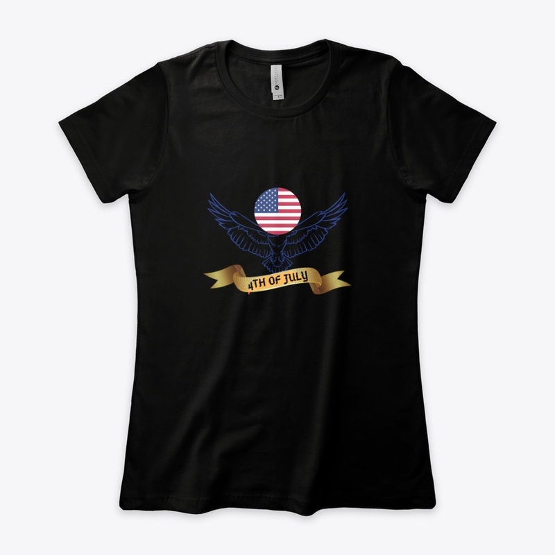 Best Black 4th of july USA  Tshirt