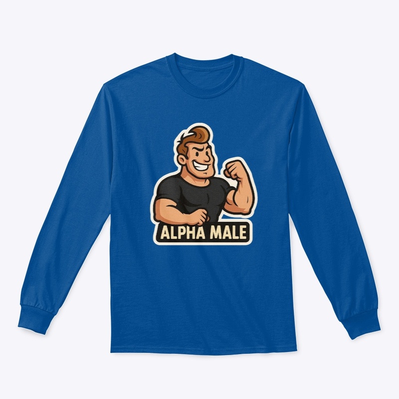 Alpha Male Wolf Power Sticker