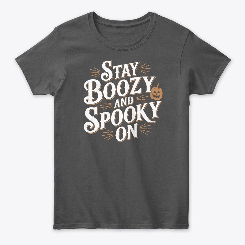 Spooky On Halloween T-Shirt Design.