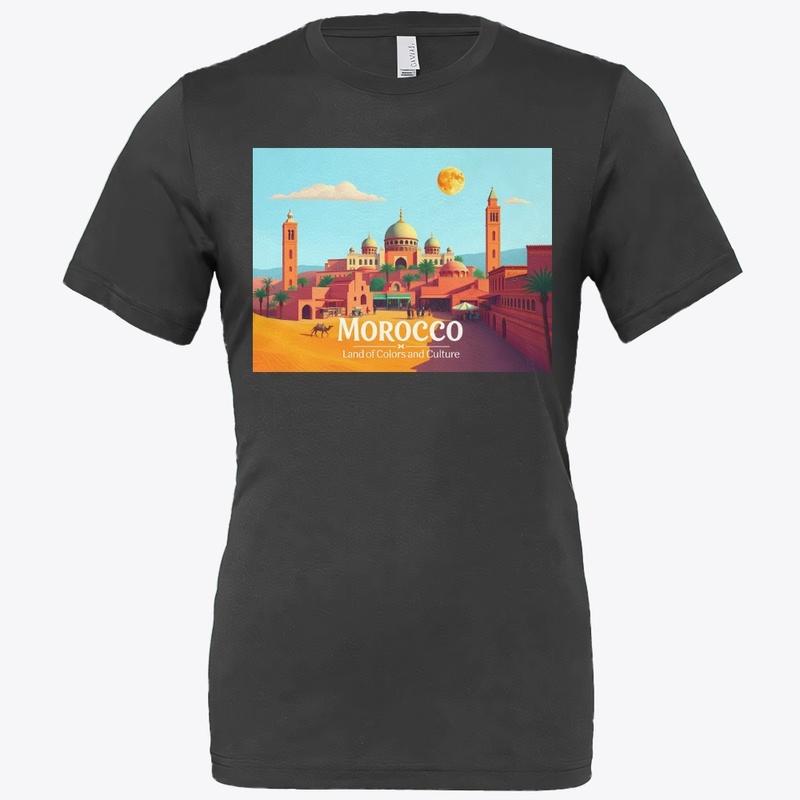 Morocco Vibrant Cityscape Art