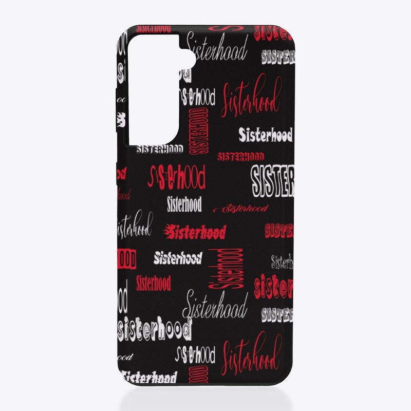 Red, Black and White Sisterhood Design 