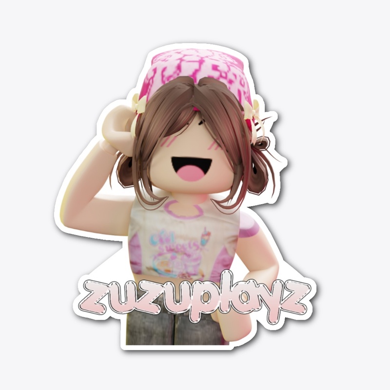 zuzuplayz die cut sticker