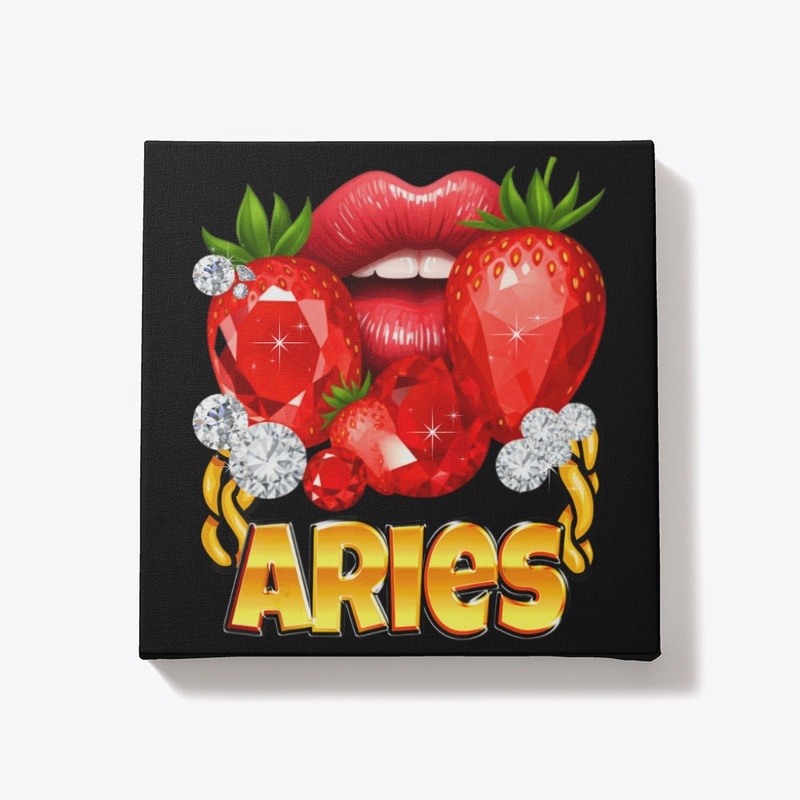 Lips Gold Chain Aries Zodiac Gift