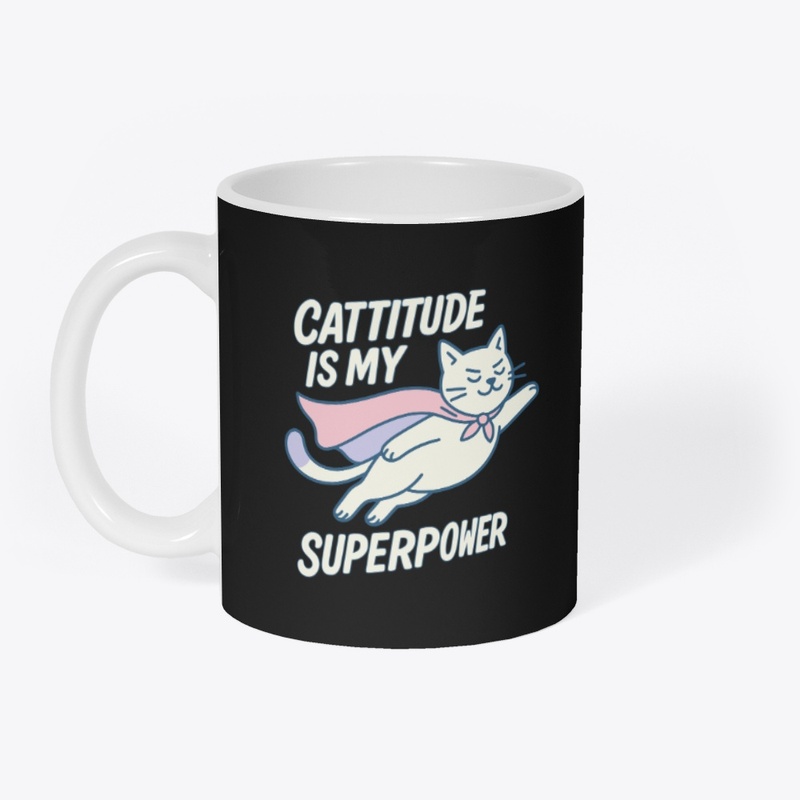 Superpower Cattitude Cat Mom