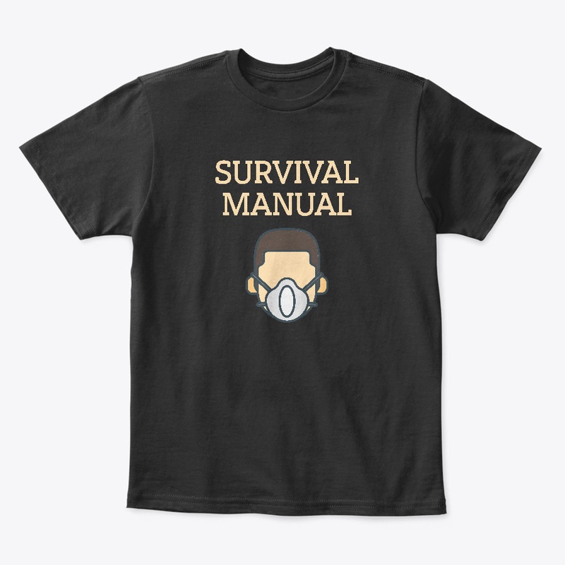 SURVIVAL MANUAL MEDICAL MASK T SHIRT