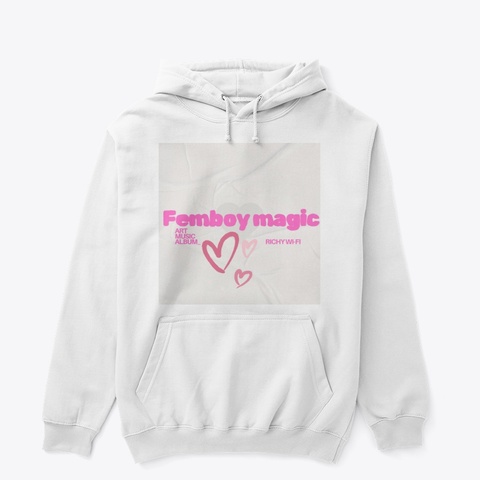 Femboy Magic White Kaos Front