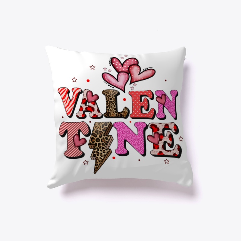 Chic Pink Heart Valentine 