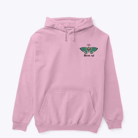 Mystical Moth Light Pink Camiseta Front