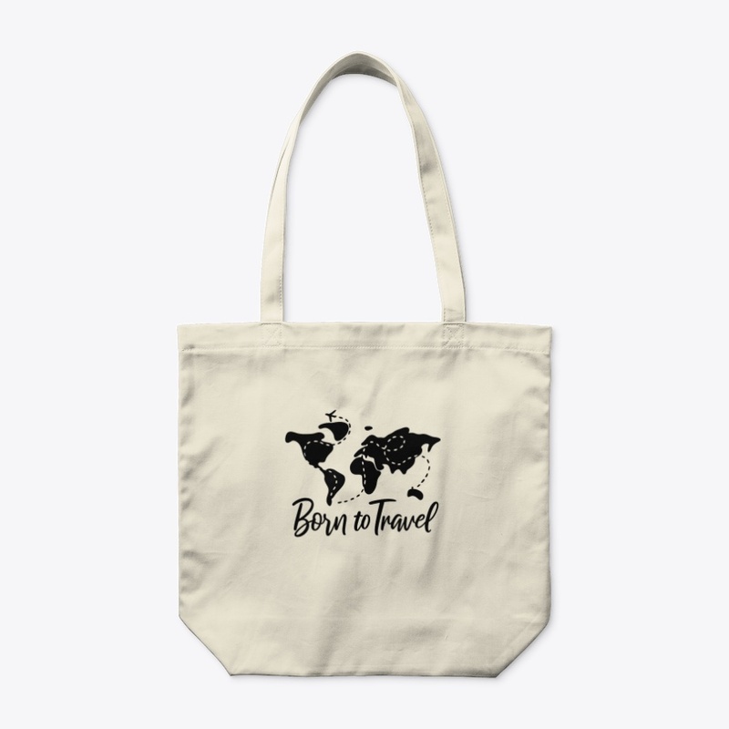 Born to Travel Tote Bag
