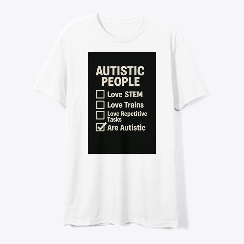 Autistic People Checkbox end stereotypes