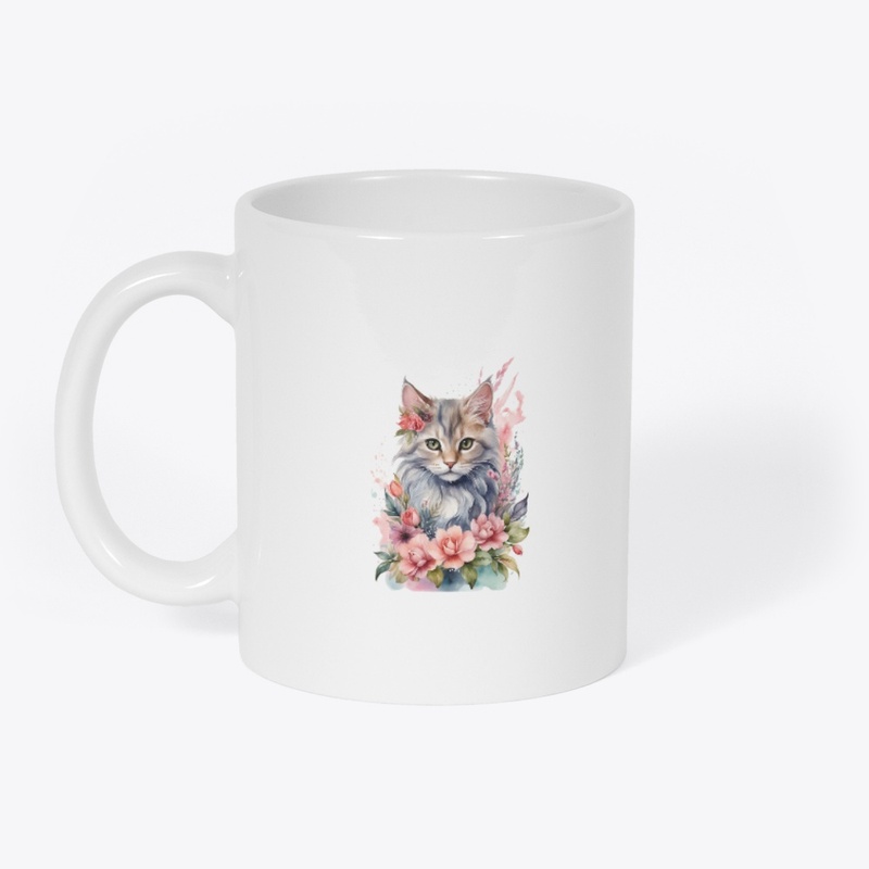 Floral Cat