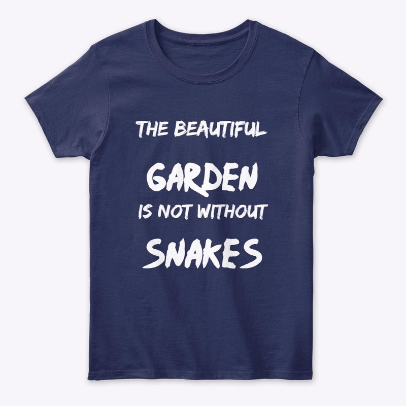 the beautiful garden isnt without snakes