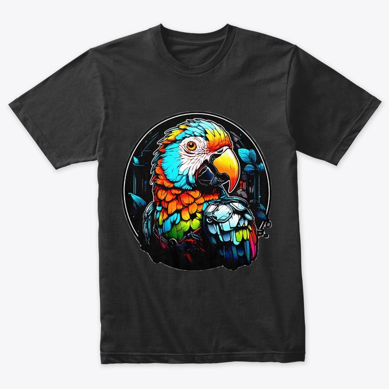 Cute-adorable-gentle-parrot-t-shirt