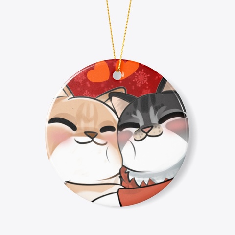 Alvin Kitty Ornament Red T-Shirt Front