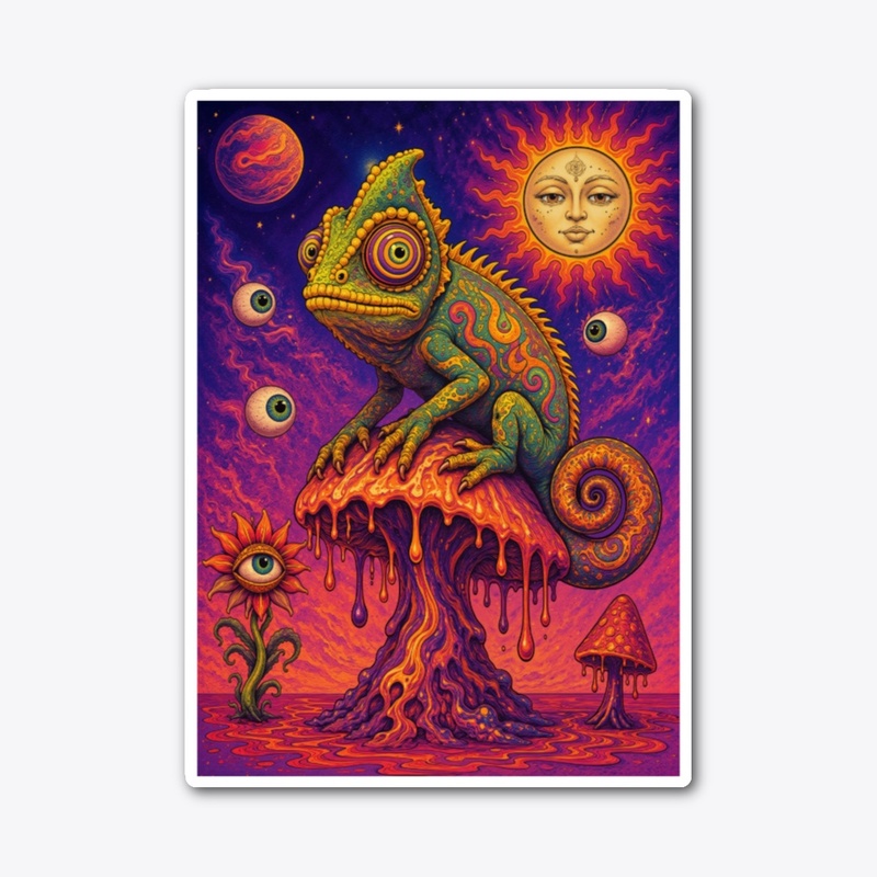 Psychedelic Chameleon Vision