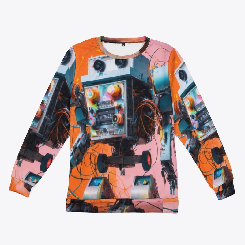 Robot Stylist T shirts for men 