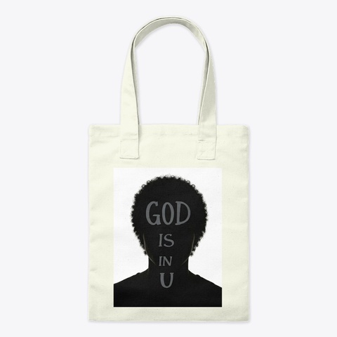 God Is In U Natural T-Shirt Front