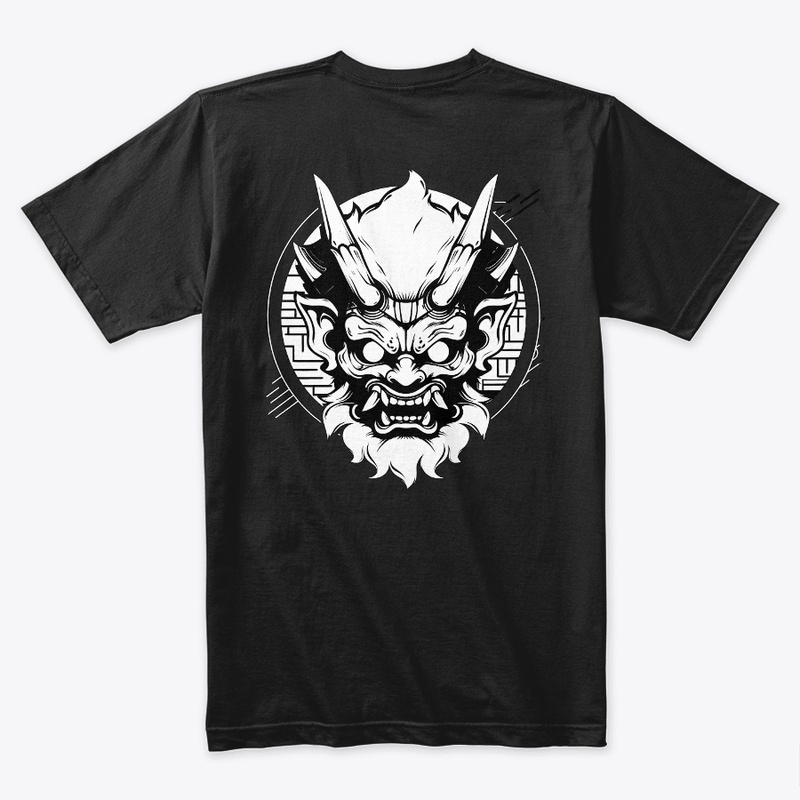 Cyberpunk Oni Neo V2 Black and White