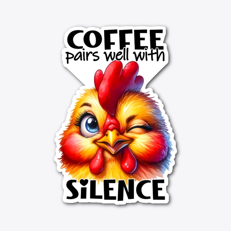 Coffee & Silence – Rooster Edition