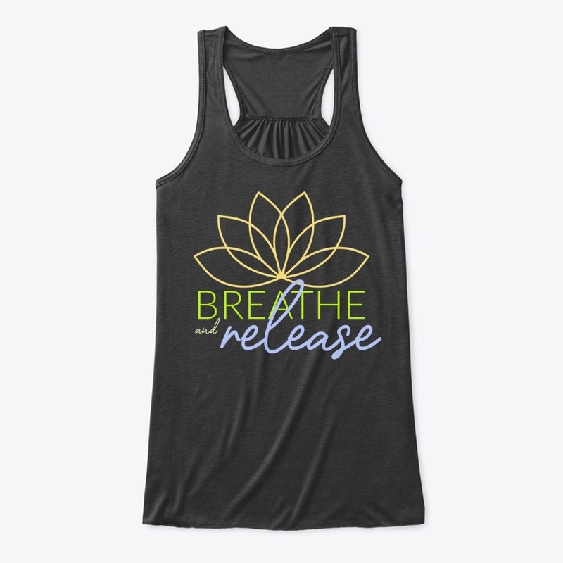 Breathe and Release Yoga Pose Tee