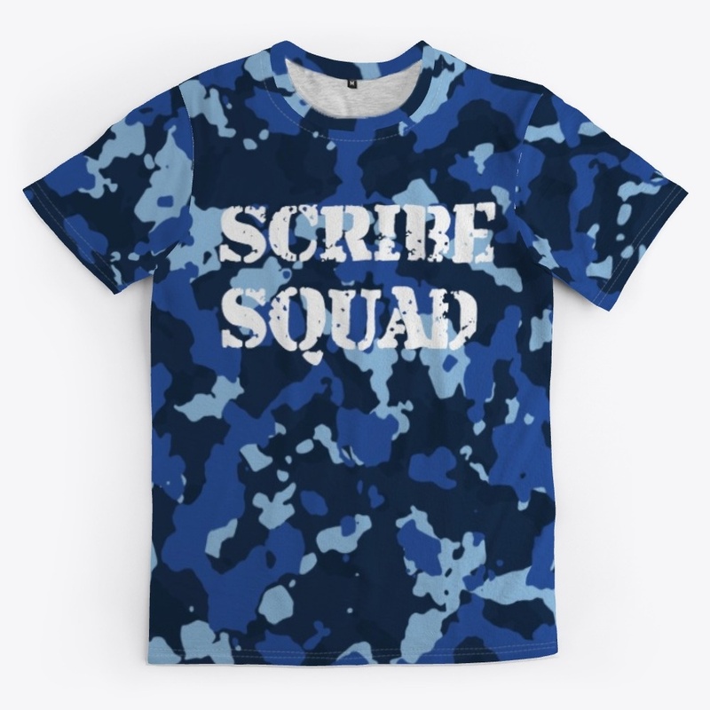 SCRIBE SQUAD BLUE CAMO