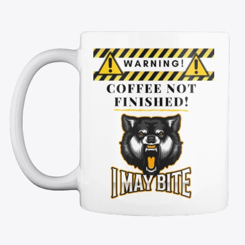 Coffee Not Finished Angry Mug