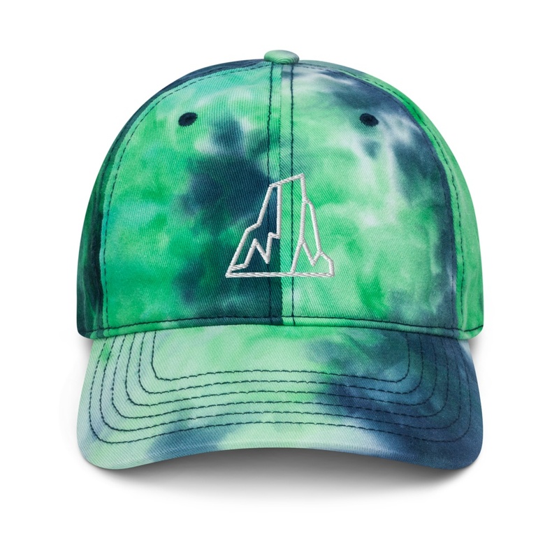 Tie dye dad hat 