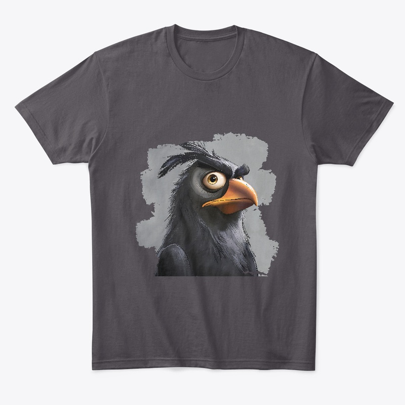 A crow carrying anger in its wings