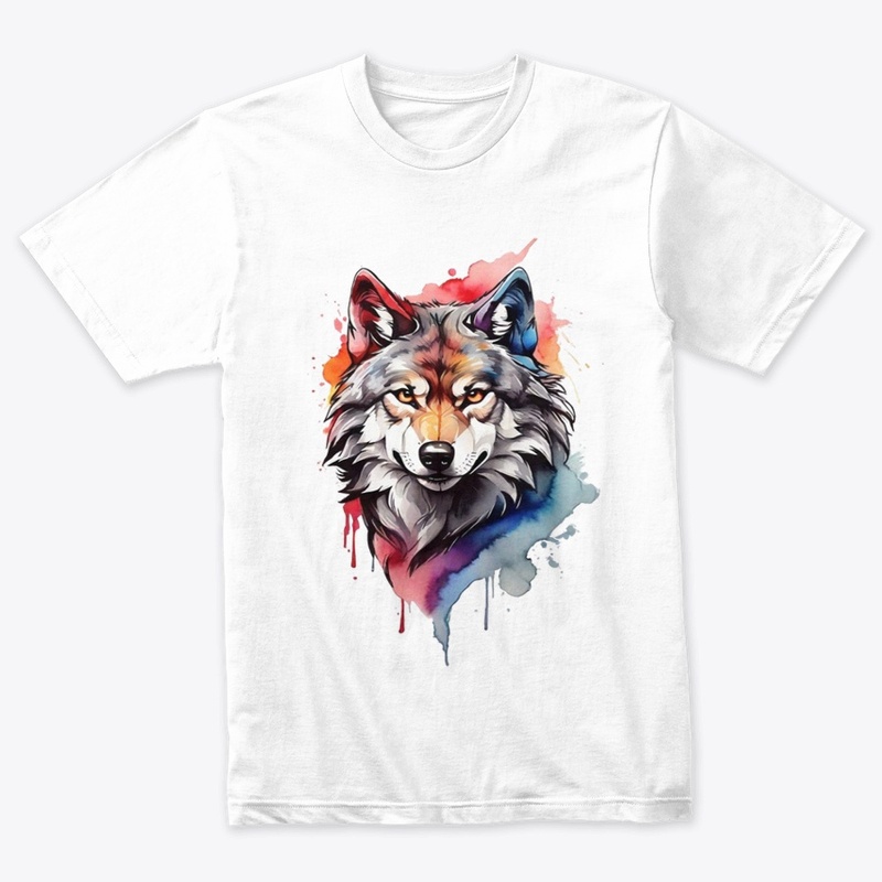 Ilustration wolf 3D