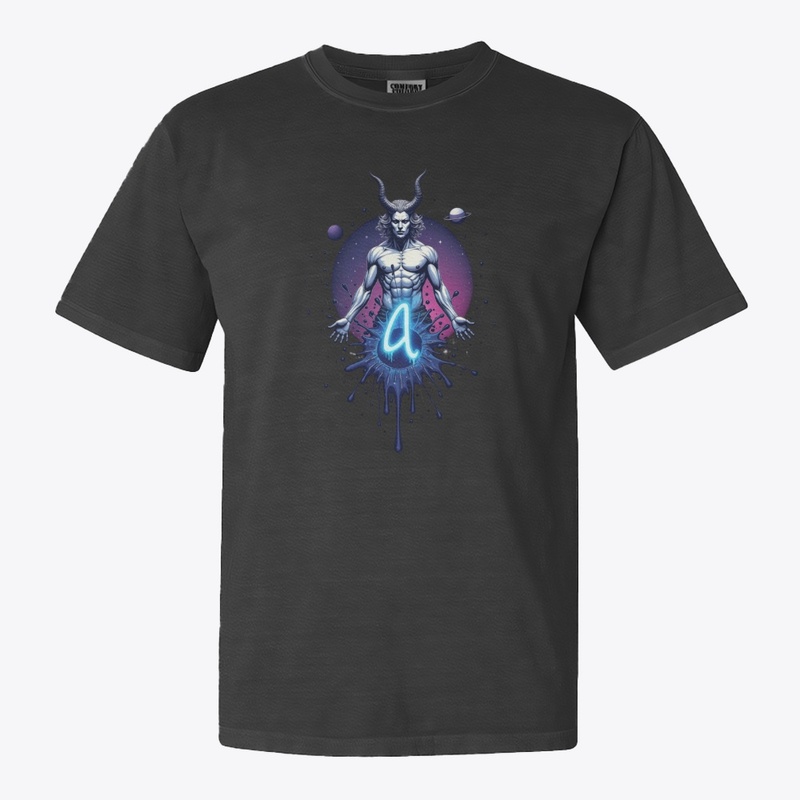 Capricorn Zodiac Design - Cosmic Goat