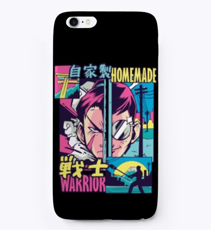 Anime Vaporwave Homemade Warrior