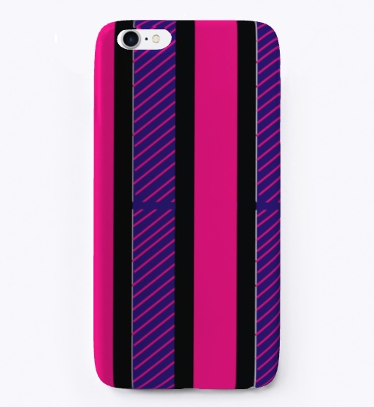 Magenta and Blue Phone cover